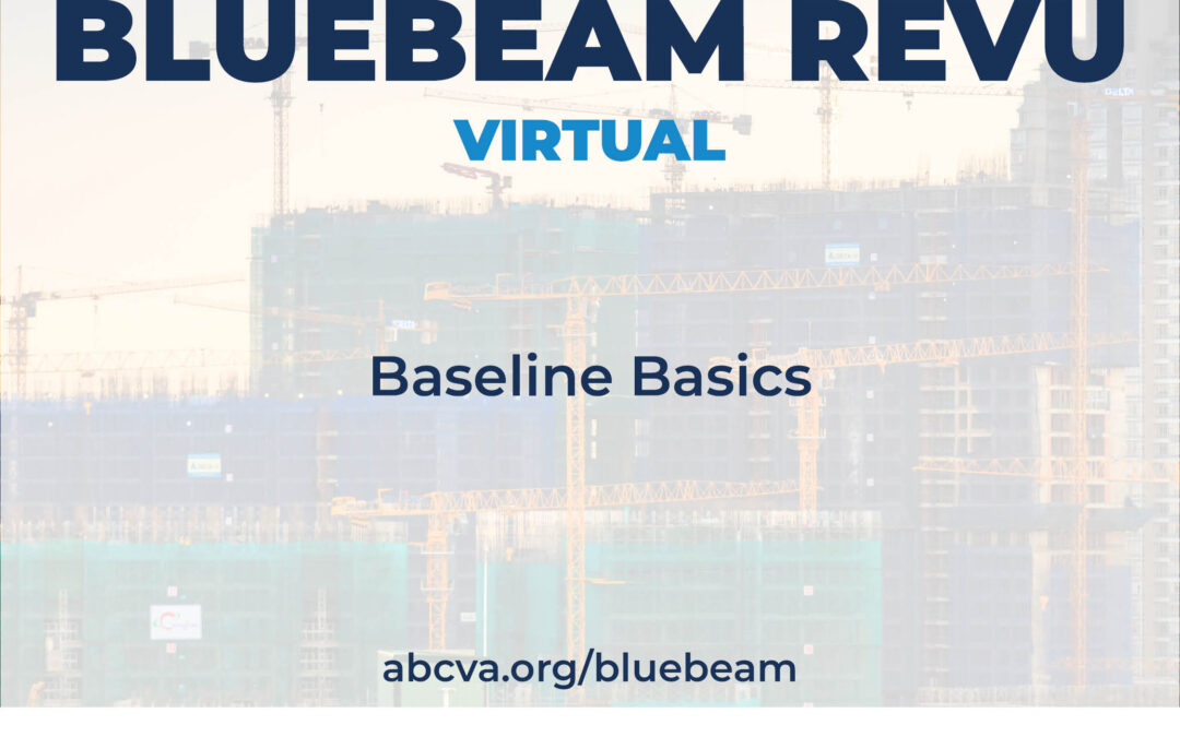 Bluebeam Baseline Basics (Option 2) 11/18