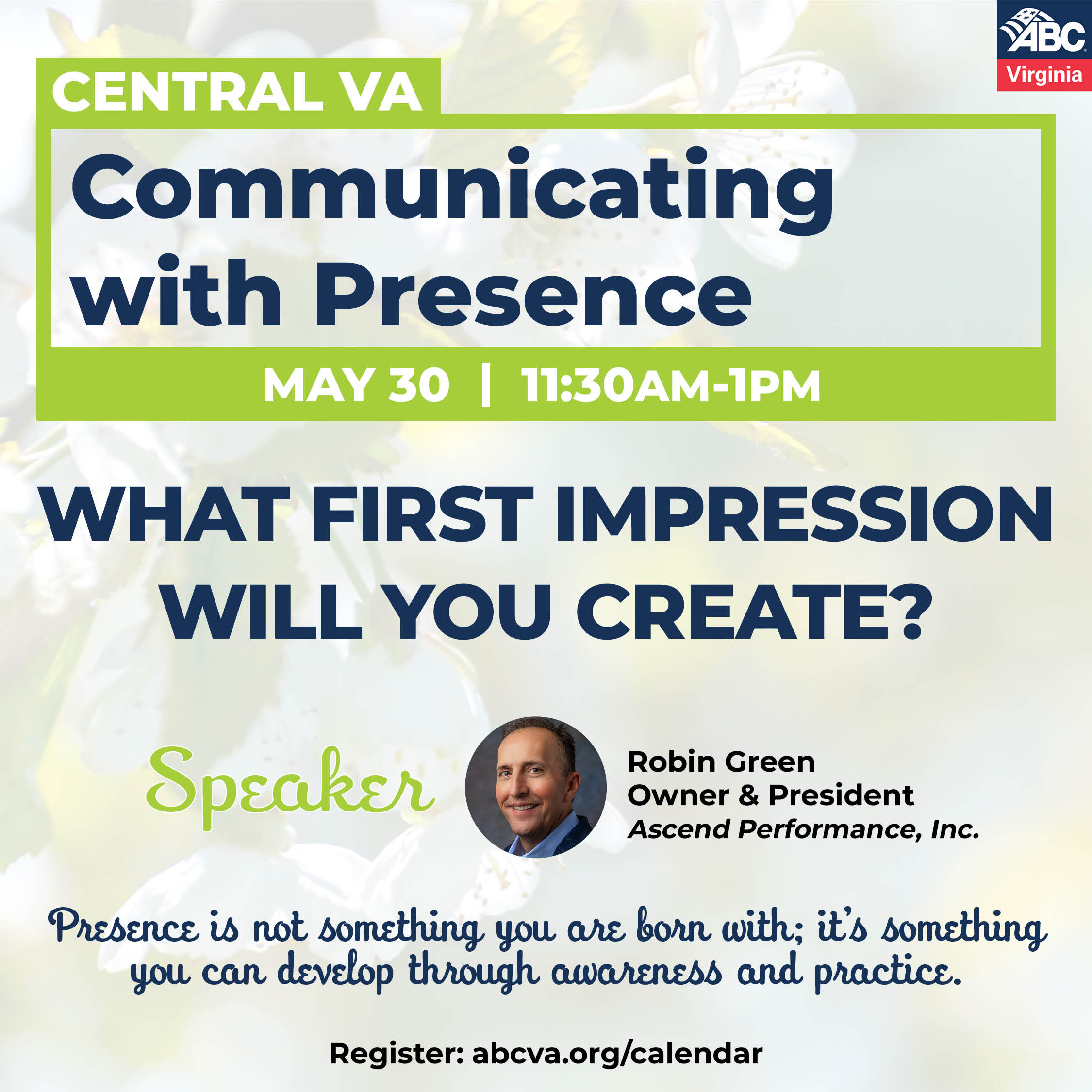 CV Communicating With Presence May 30 WEB