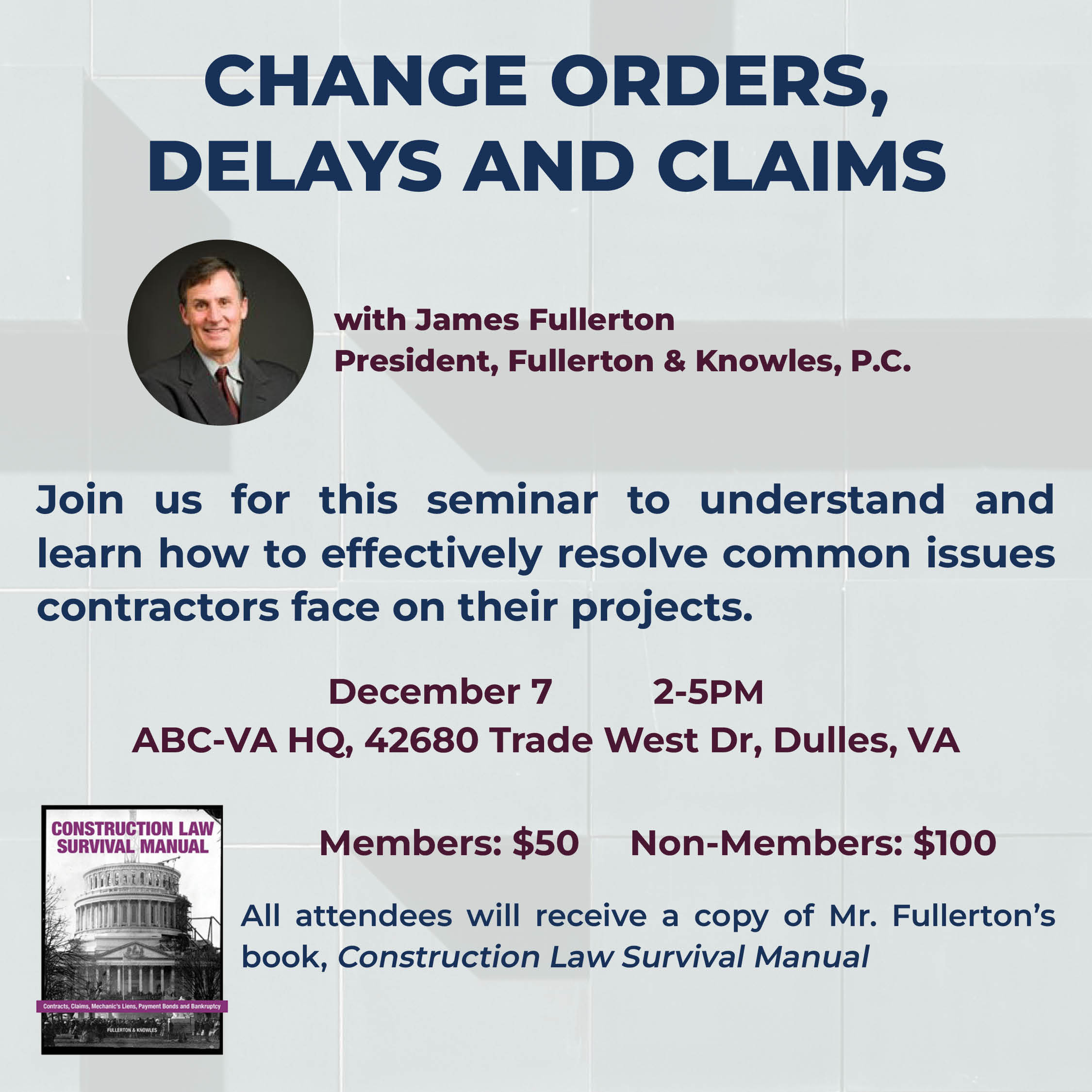 NV Change Orders, Delays And Claims December 7 WEB