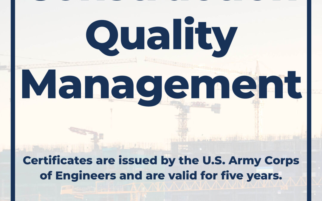 Construction Quality Management 1/22 NV **FULL**
