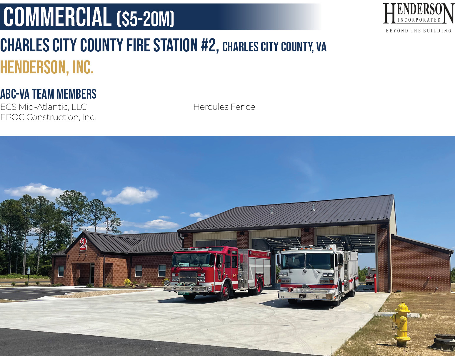 Commercial Charles City County Fire Station
