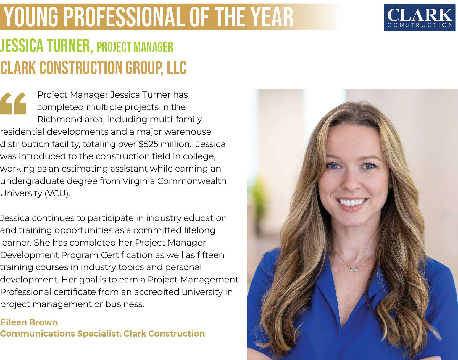 OTY YP Jessica Turner