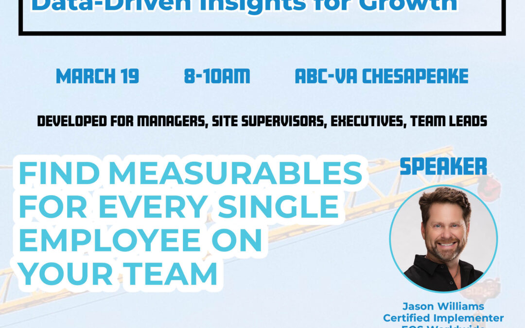 Metrics That Matter: Data-Driven Insights for Growth 3/19 HR
