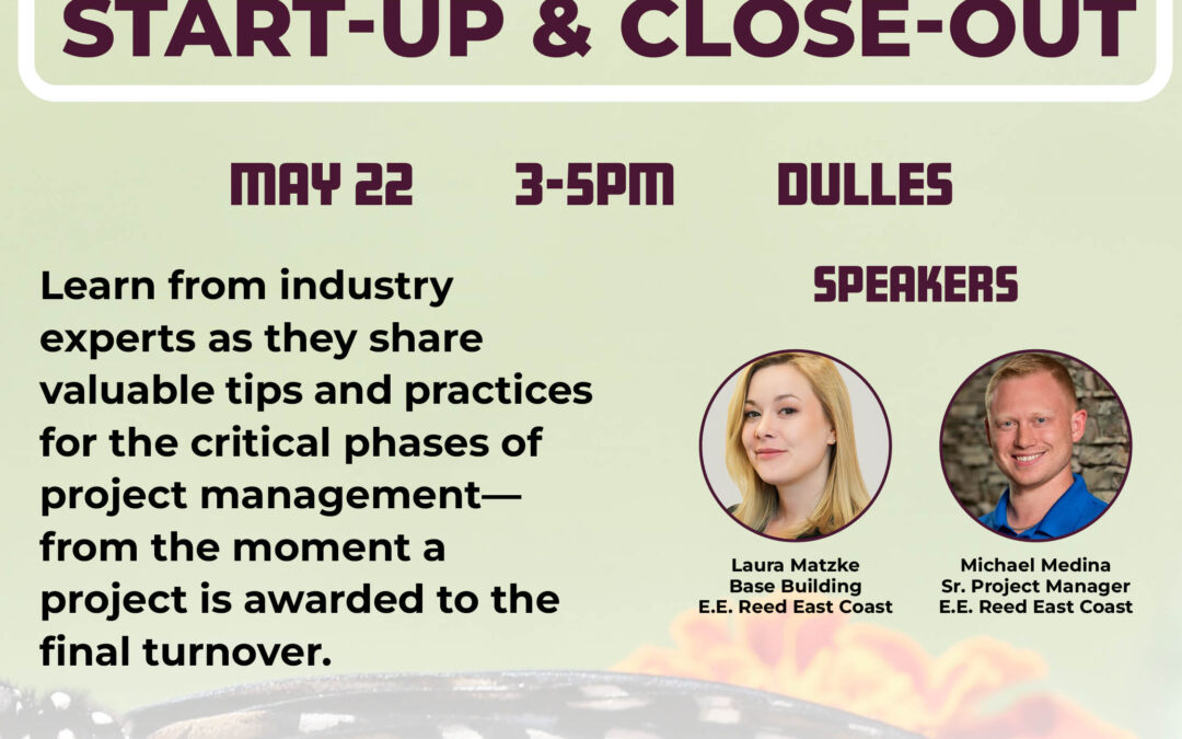 Best Practices: Start-Up & Close-Out 5/22 NV