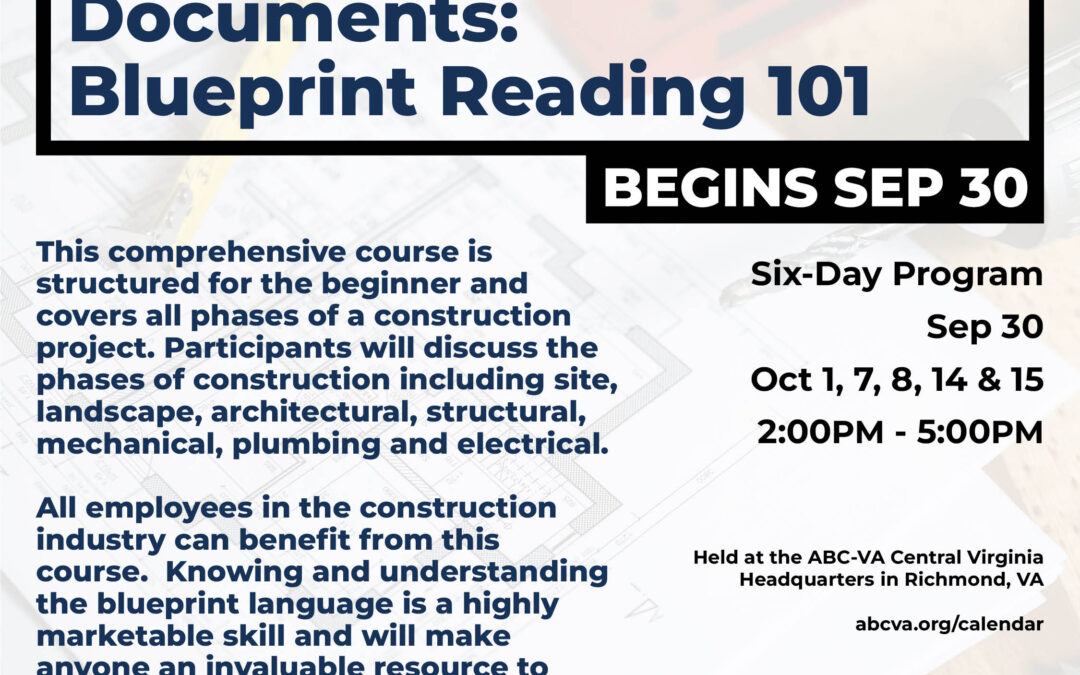 Reading Construction Documents: Blueprint Reading 101 9/30 CV