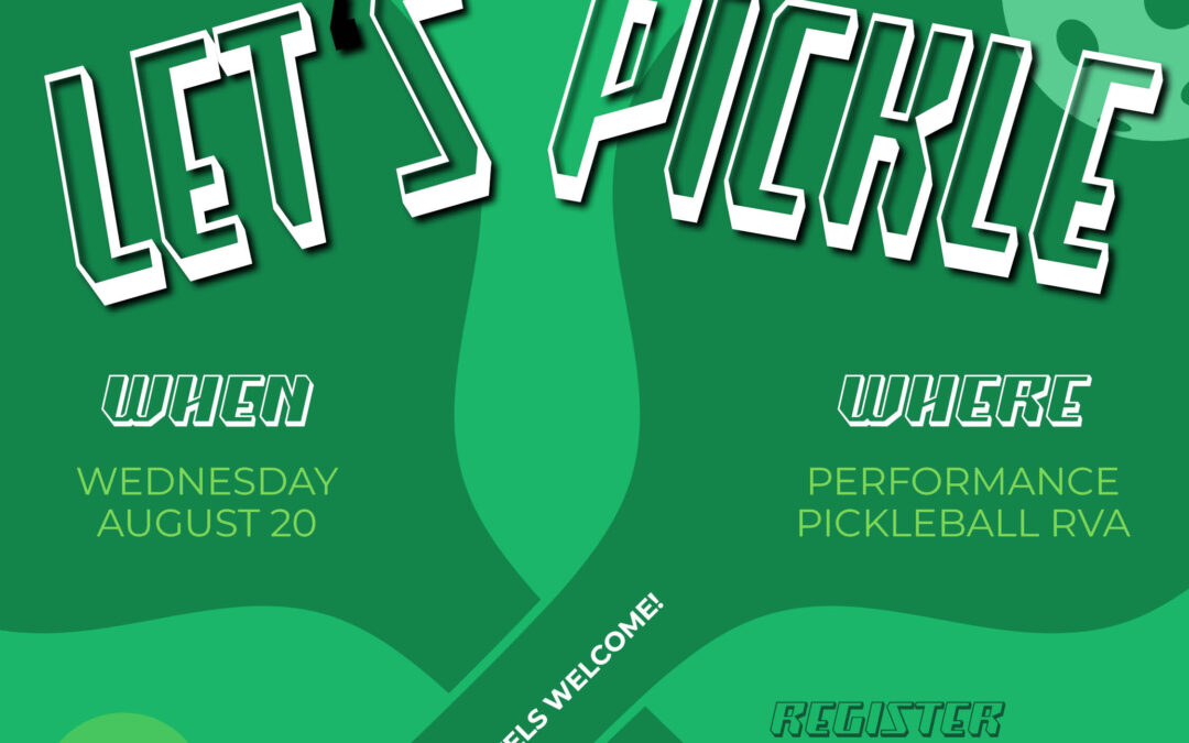 Let’s Pickle: Young Professionals Pickleball Social 8/20 CV