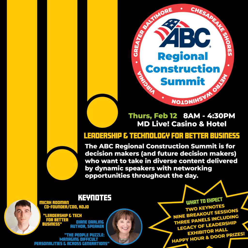ABC Regional Construction Summit: Leadership & Technology for