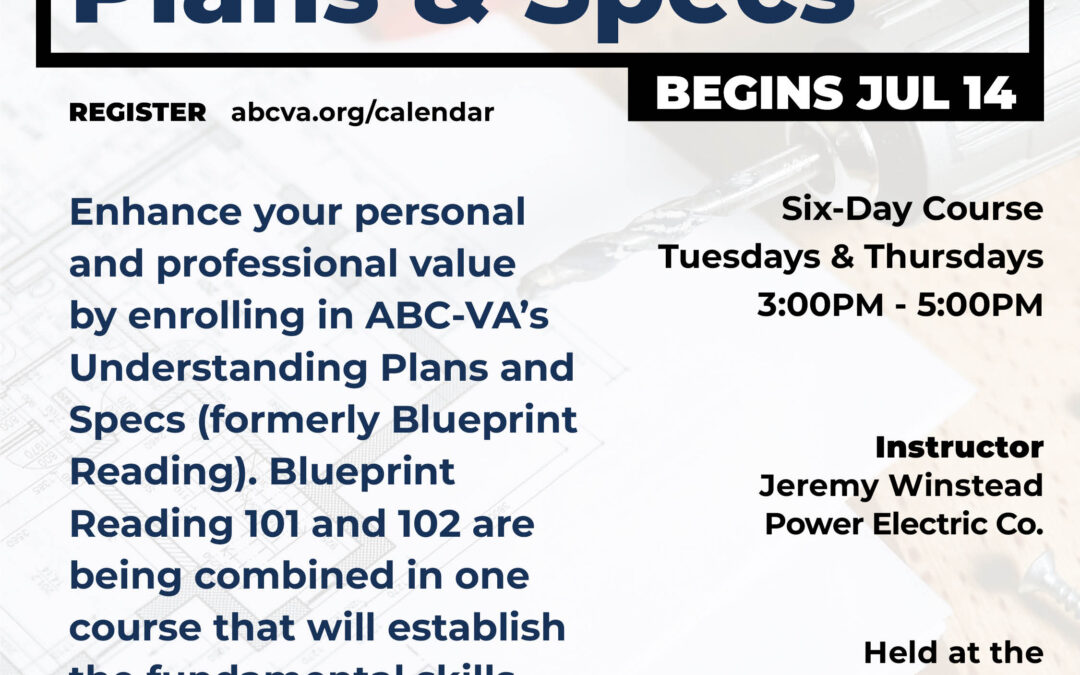 Understanding Plans & Specs 7/14 HR