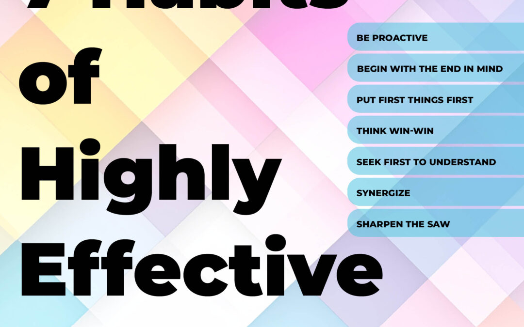 7 Habits of Highly Effective People Workshop 11/17 CV
