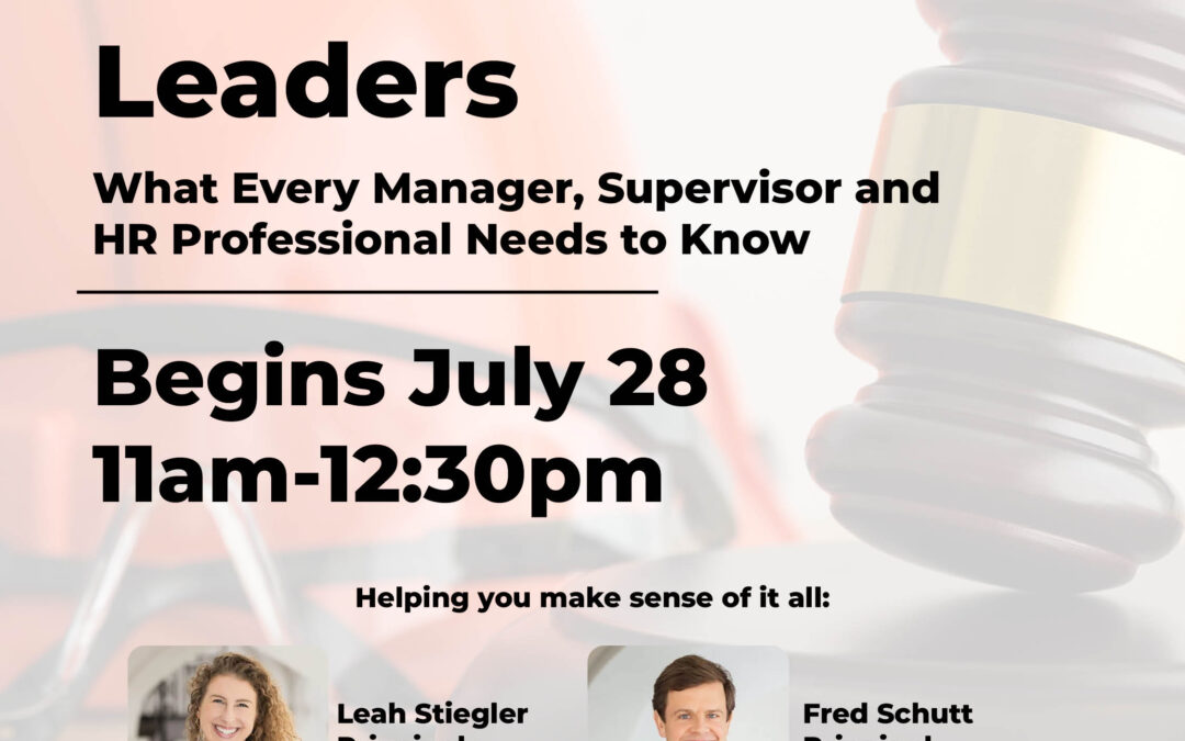 Employment Law for Construction Leaders: What Every Manager, Supervisor and HR Professional Needs to Know [Virtual Series]